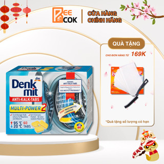 Hộp 60 viên tẩy lồng máy giặt Denkmit Anti Kalk Tabs - viên vệ sinh lồng giặt