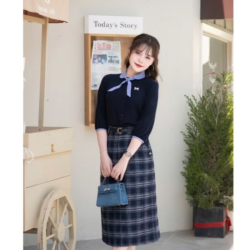 Áo thun cổ sen tay lỡ thiết kế Bazzi - Ảnh thật tự chụp