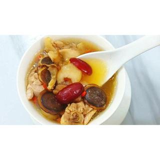 Canh Hồng Sâm Thạch Hộc Bắc Kỳ tiềm gà, chim gói 60g dùng cho 1 người