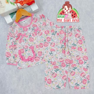 Bộ tole bé gái, bộ lanh dài tay bé gái 10-42kg shop mẹ dưa hấu