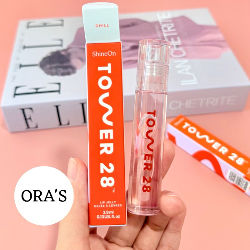 Son bóng dưỡng ẩm môi Tower 28 Beauty ShineOn Lip Jelly Hydrating Non-Sticky Lip Gloss