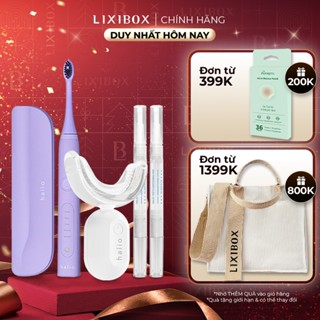 Combo Bàn Chải Điện PRO - Periwinkle Và Máy Tẩy Trắng Răng Halio