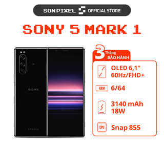 Điện Thoại Sony Xperia 5 Mark I, Snapdragon 855, Ram 6GB, Ram 6/64GB Bản Docomo 1 Sim, SonPixel.
