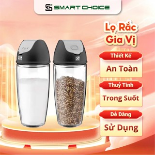 Lọ Rắc Gia Vị SmartChoice SCG-PK138 Set 2 Hũ Đựng Muối Tiêu 101ml Thủy Tinh Cao Cấp