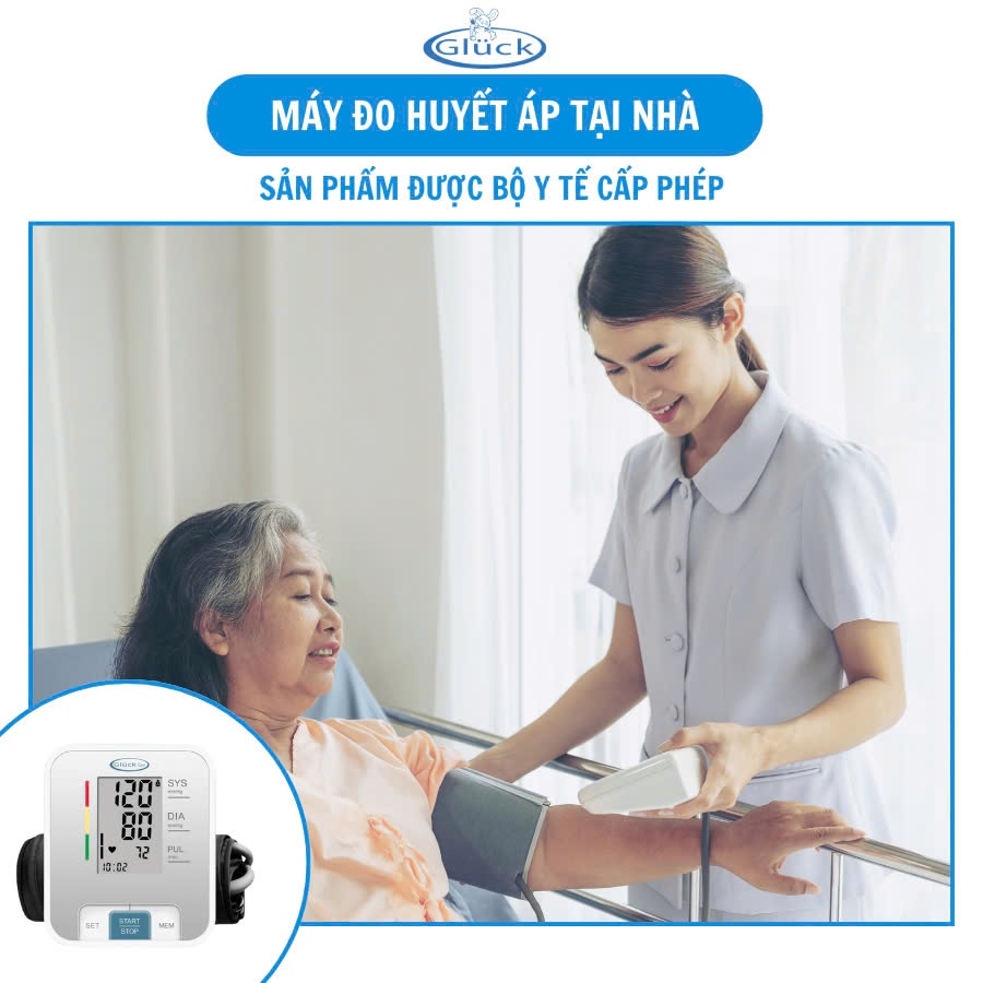 Máy đo huyết áp bắp tay Gluck B56, sp được BYT cấp phép lưu hành, cho kết quả nhanh và chính xác