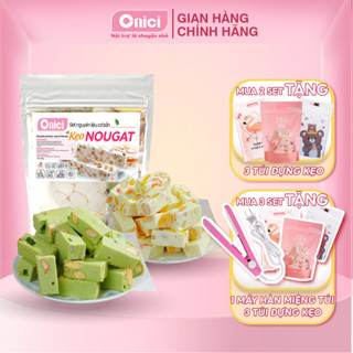 Set nguyên liệu làm KẸO NOUGAT cơ bản Bếp Của Mẹ Onici nấu thành phẩm 40 viên