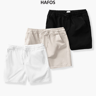 Quần Short Nam HAFOS SoftShort vải Kaki mềm mịn, quần kaki nam short lưng thun co giãn, quần đùi kaki nam ngắn