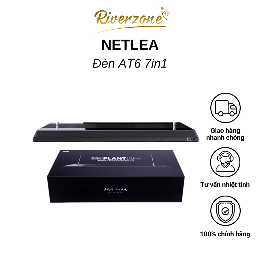 Đèn LED RGB Netlea AT6 Pro 7in1 dành cho bể cá, hiệu ứng ánh sáng cao cấp, trang bị chip thế hệ mới