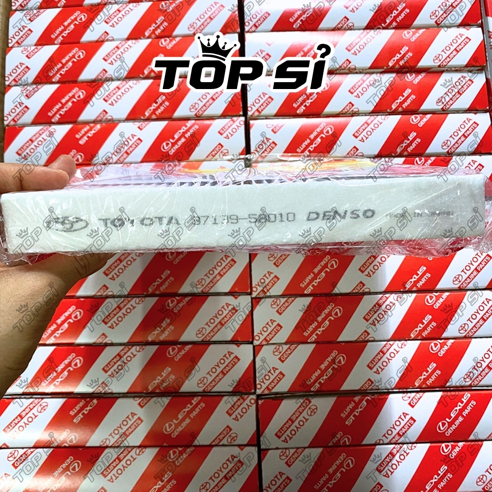 Lọc gió điều hòa, lọc máy lạnh Toyota Innova (2017-2024), Fortuner, Corolla Cross, Hilux (2016-2024) mã: 87139-58010