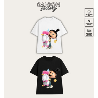   Vải Xịn   Áo thun Agnes Despicable Minions Saigon Factory - Áo phông nam nữ Form rộng Tay lỡ Cao Cấp 