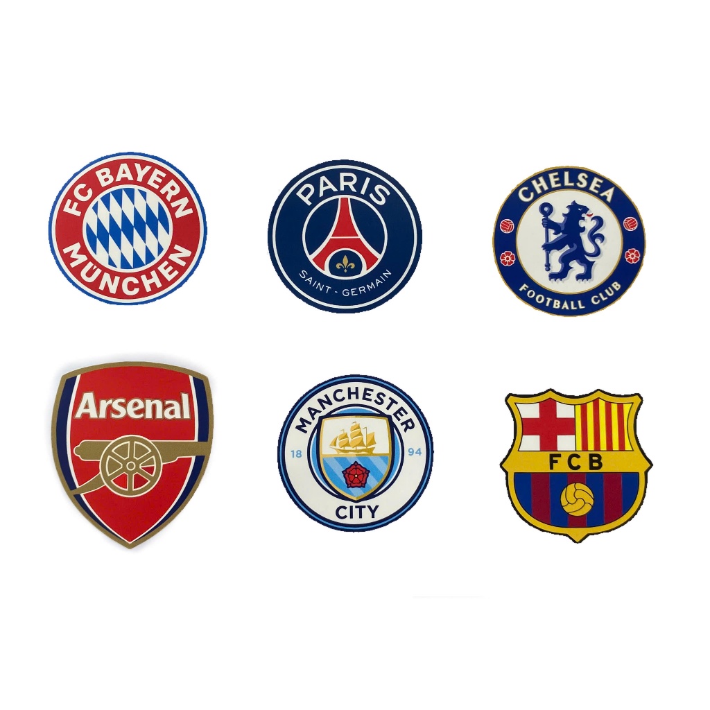 Logo ủi quần áo - logo bóng đá - loại chuyên ủi trên vải