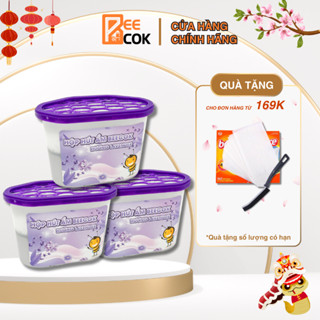 Hộp hút ẩm khử mùi Beecok chống ẩm mốc cho tủ quần áo, tủ giày, phòng vệ sinh 230gr