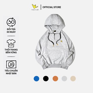 Áo Hoodie Half Zip BCI Cotton OG By Gonz Vải Nỉ Chân Cua Unisex - What it isNt