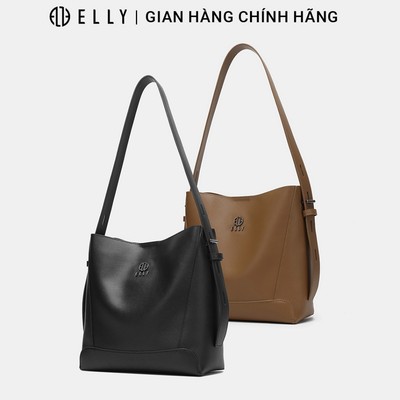Túi xách nữ da thật ELLY ET190 túi đeo vai đeo chéo cao cấp chính hãng