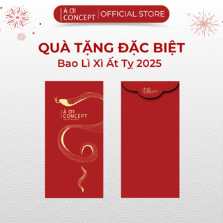 [QUÀ TẾT] Bao Lì Xì 2025 AOICONCEPT Cao Cấp À Ơi Concept Màu Sắc Thiết Kế Sang Trọng - Set 5 Bao Lì Xì
