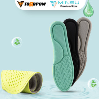 Miếng Lót Giày Khử Mùi bằng Tinh Chất Bạc Hà và Ngải Cứu MINSU M2358 Thoáng Khí, Kháng Khuẩn Cho Giày Thể Thao Nam Nữ