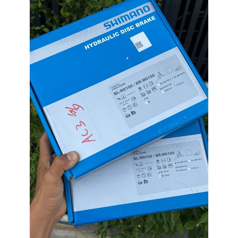 [ FULLBOX] Bộ phanh dầu Shimano Deore M6100 hàng chính hãng