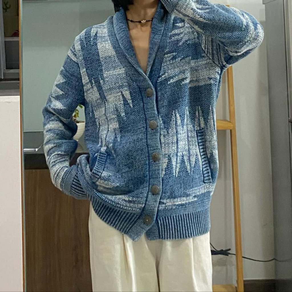 Áo Khoác Cardigan Nhật Secondhand-Áo Khoác Cardigan-Áo Khoác Cardigan Vặn Thừng-Áo Khoác Nữ-Áo Len-Á