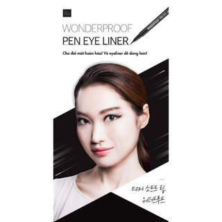 Kẻ Mắt B.O.M Wonderproof Pen Eye Liner 0.5g Hasaki Sản Phẩm Chính Hãng