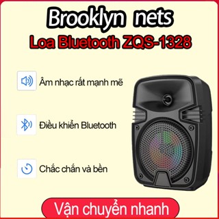  Loa Bluetooth ZQS-1328 có đèn viền RGB loa cắm trại ngoài trời di động thích hợp sử dụng trên ô tô 