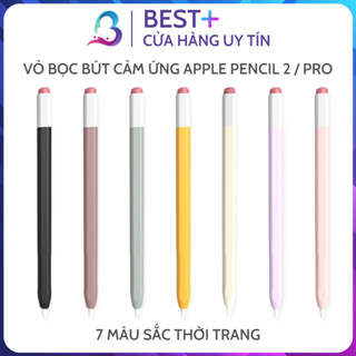 Case Ốp Silicone Apple Pencil Pro   Pencil 2 Vỏ Bọc Bút Cảm Ứng Êm Tay Mềm Mịn Đẹp BESTPLUS 