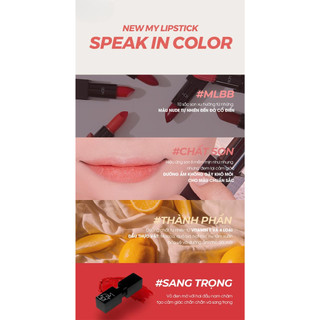 Son Lì B.O.M My Lipstick 3.5g Hasaki Sản Phẩm Chính Hãng