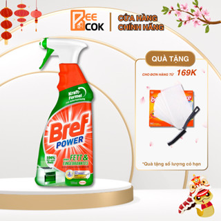 Chai xịt tẩy dầu mỡ nhà bếp Bref Power dùng được cho máy hút mùi, lò nướng