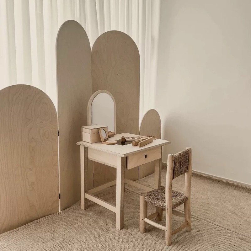 Tấm gỗ phông nền decor phòng bé, decor chụp ảnh PC Hàn | Tấm gỗ ốp tường cao cấp chất liệu gỗ GauHom