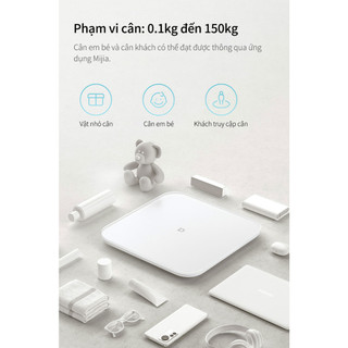 Cân điện tử sức khỏe XM Mijia Scale S200, theo dõi cân nặng, BMI
