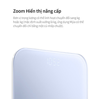 Cân điện tử sức khỏe XM Mijia Scale S200, theo dõi cân nặng, BMI