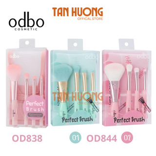  Bộ cọ trang điểm 4 cây Odbo Perfect Brush OD838  OD844 