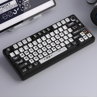  Keycap Pudding Cho Bàn Phím Cơ Side Transparent Stream X OEM Profile 122 Phím 