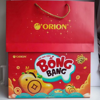  Hộp 16 gói Bánh cá Bống Bang nhân Mochi Sôcôla Đậu Đỏ  464g  