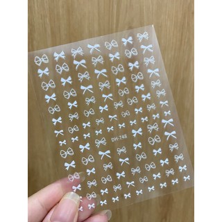 Sticker Nơ Dán Móng Mẫu Mới 2025