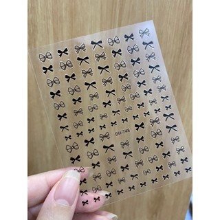 Sticker Nơ Dán Móng Mẫu Mới 2025