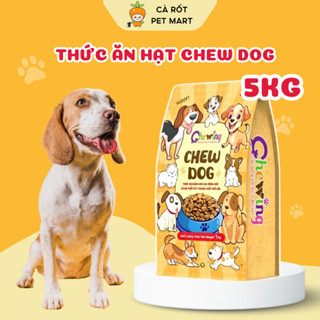 Hạt Cho Chó Cao Cấp 5 KG Thức Ăn Hạt Cho Chó Giúp Khỏe Mạnh Bổ Sung Dầu Cá Hồi DHA