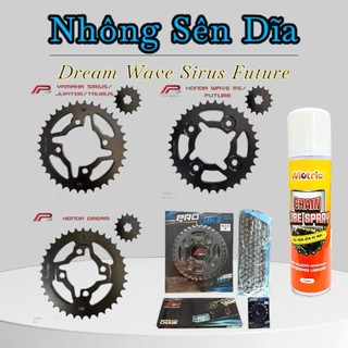  Nhông Sên Dĩa Probike Thái Lan gắn Dream Wave Sirius Future hàng cao cấp 9 ly tặng dưỡng sên 