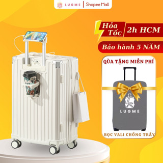 Vali Kéo Du Lịch Cao Cấp LUGME LME01 Size 20/24 Và Combo Vali Bịt 4 Góc Chống Va Đập Trầy Xước Bảo Hành 5 Năm