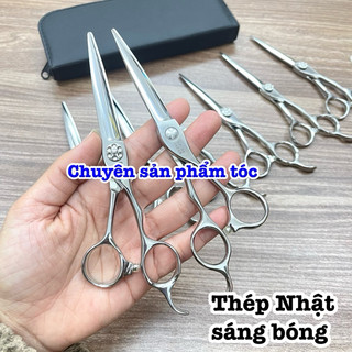 ✅W Kéo cắt tóc Nhật W 6.0 in (Đ) - Thép Nhật S440C, độ cứng 62HRC, lưỡi kéo sắc bén, thiết kế tay cầm thuận tiện