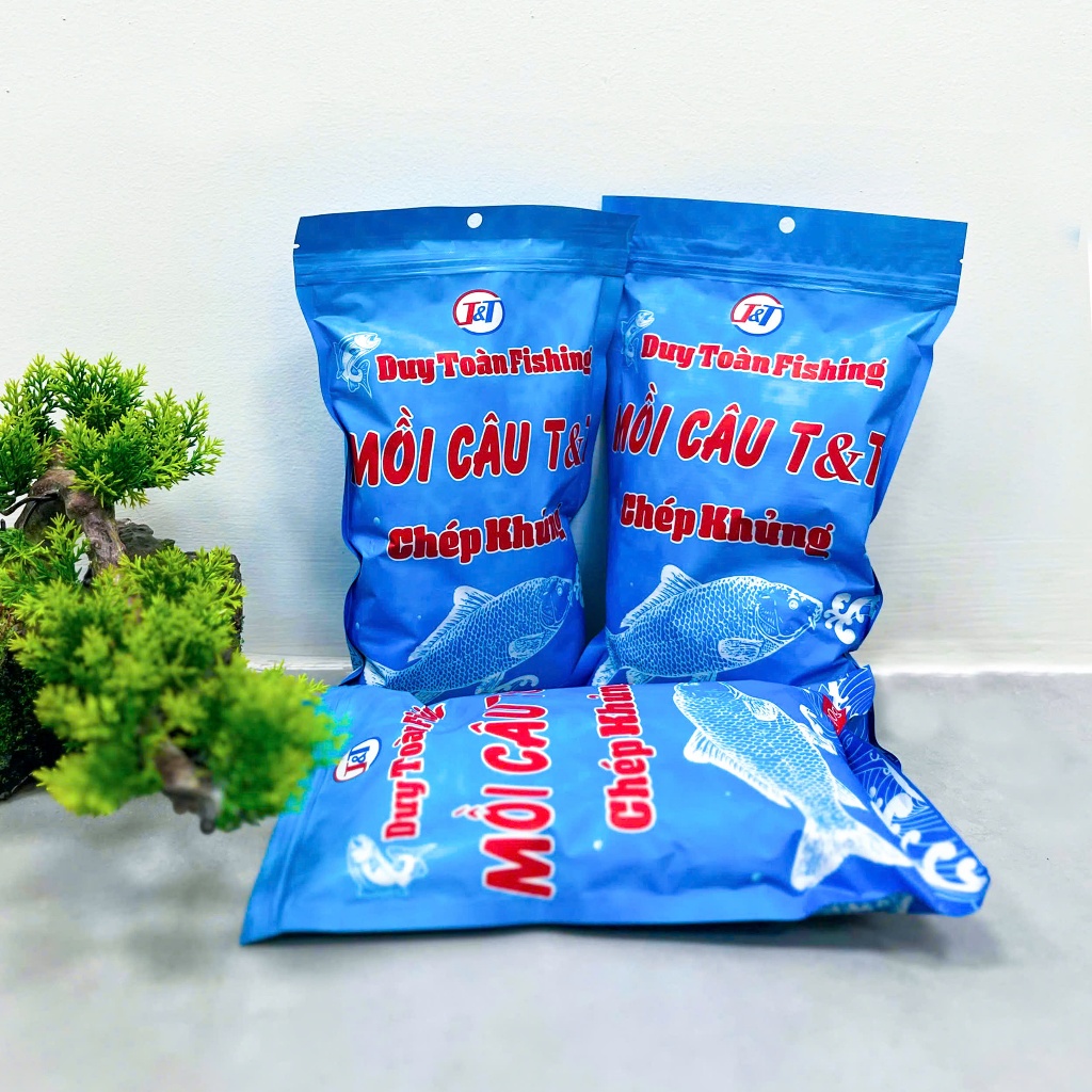 Duy Toàn Fishing | Combo 3 Gói Mồi Câu Cá Chép Siêu Tốc 1.5kg – Mồi Câu Thính Siêu Nhạy, Hiệu Quả Ca