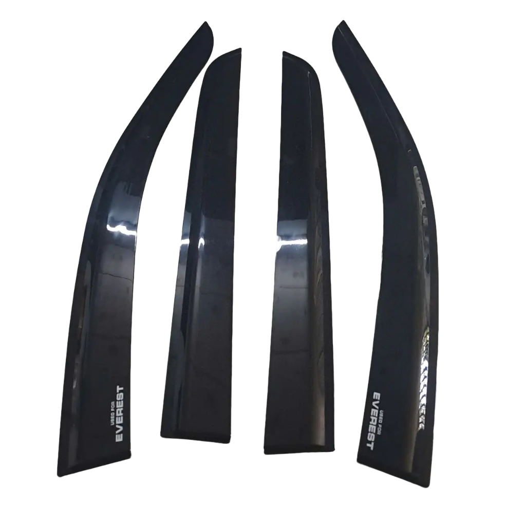 Vè che mưa Ford Everest 2023-2025 nhựa đen cao cấp chữ Everest trắng và đỏ