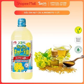 Dầu Ăn Hạt Cải Ajinomoto Nguyên Chất Chai 1 Lít Nội Địa Nhật Bản Chính Hãng