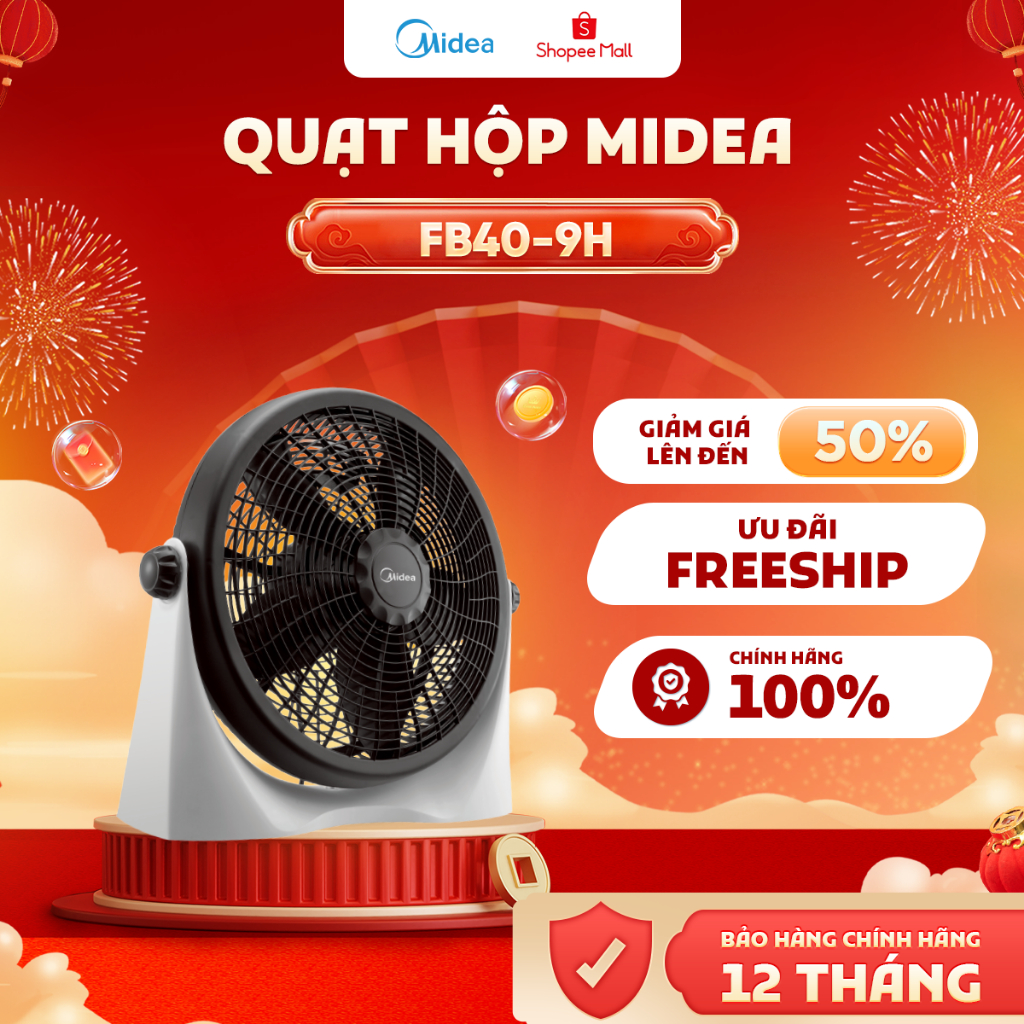 Quạt hộp Midea 5 cánh FB40-9H