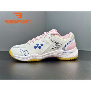  Giày Cầu Lông Chính Hãng Yonex SHB 210CR Trắng Hồng   SHB 101 - SHB 460  - Đế Bám Chống Trơn  Có Nhiều Lỗ Thoát Khí 