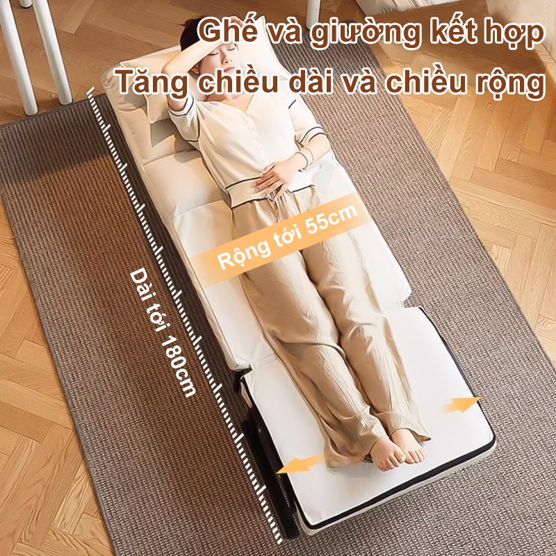 HEINO Ghế Sofa Giường Gấp Gọn Đa Năng Sofa Bed Decor Thông Minh Nghỉ Trưa Văn Phòng Gia Đình Chịu Được Tải Trọng Lớn | BigBuy360 - bigbuy360.vn