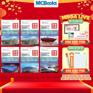 Sách - Trọn bộ Giáo Trình Phát triển Hán Ngữ Trung Cấp - Phân loại lẻ/combo