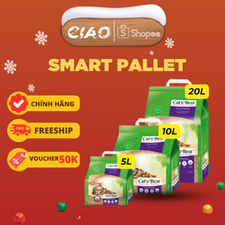 [20L] Cát gỗ vệ sinh hữu cơ Cat's Best Smart Pellets dành cho mèo lông dài | 10kg | Không dính lông