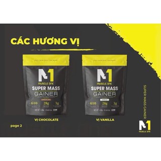  Sữa Super Mass Gainer Muscle One Loại 1,2kg - Sữa Hỗ Trợ Tăng Cân Tăng Cơ An Toàn Hiệu Quả - C2B 