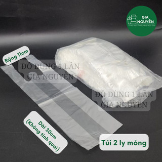 1KG Túi Nilon Loại Dày, Loại Mỏng Đựng Trà Sữa, Cà Phê, Nước Mía, Nước Dừa,...