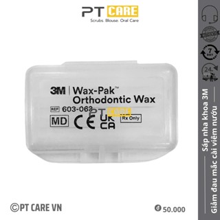 PT CARE VN | 01 Hộp Sáp Nha Khoa 3M Unitek Mỹ Cho Người Niềng Răng Chỉnh Nha Đau Mắc Cài Viêm Nướu